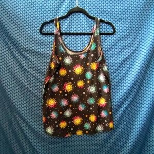 No Boundaries - Women's plus black tank with sun & moon design. Size- 2XL